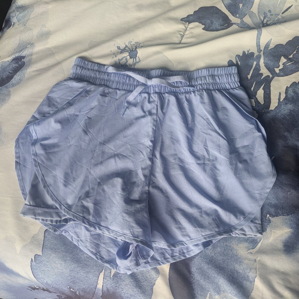 BuffBunny Life Saver Shorts- size small- rainwater blue